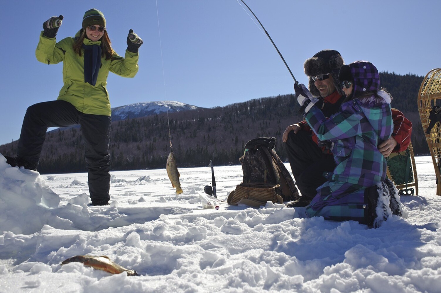 Défi de pêche sur glace